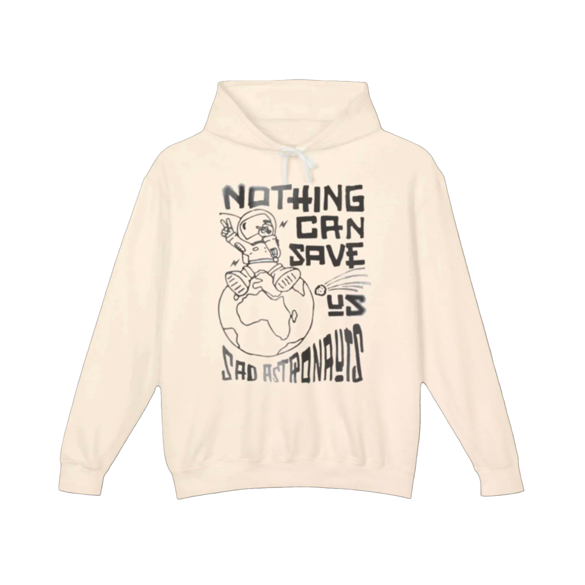 Sad Astronauts Hoodie (Cream)