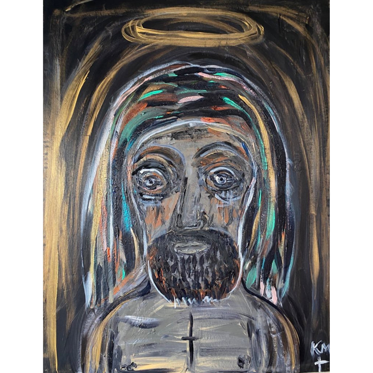 Shoulders Of A Homeless Man