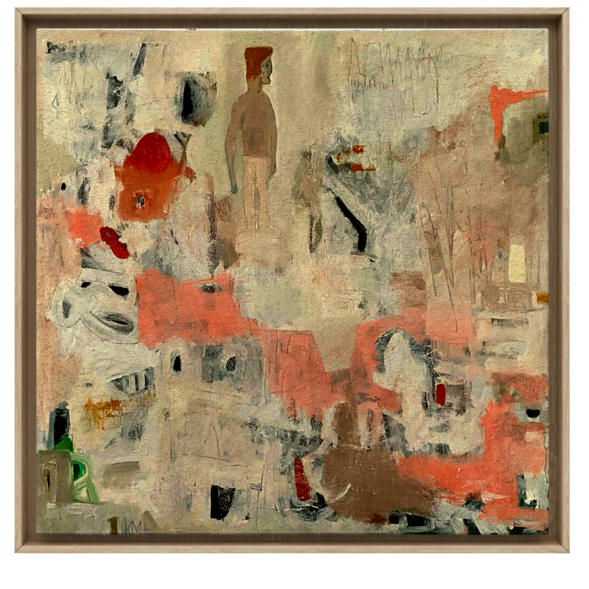 One looks at the city from atop the clouds, peach sunrise in the eyes and in the cups, Levitating, languidly, low.