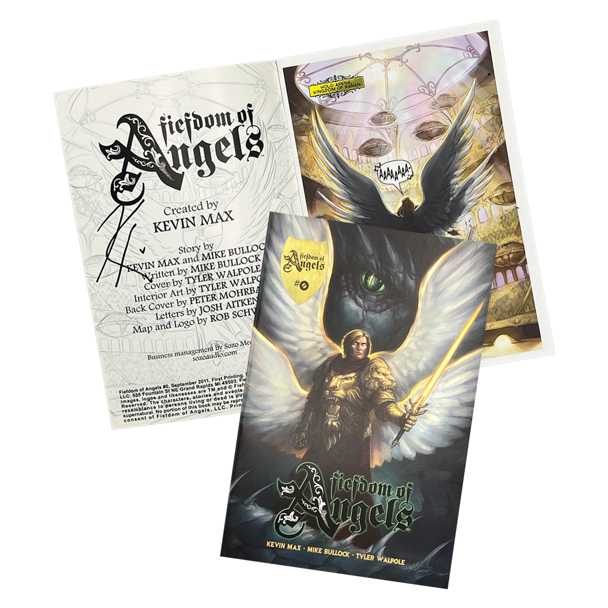 Fiefdom of Angels Book (Signed)
