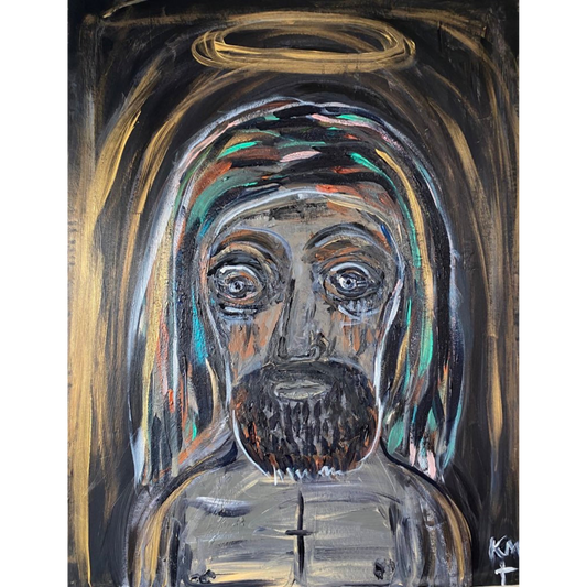 Shoulders Of A Homeless Man