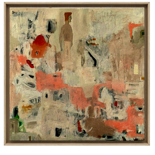 One looks at the city from atop the clouds, peach sunrise in the eyes and in the cups, Levitating, languidly, low.